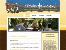 Tablet Screenshot of mountainview-church.com
